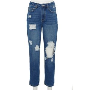 "Indigo Rein" Super High Rise Mom Jeans